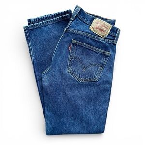 Levi’s Men’s 501 Dark Wash Denim Original Fit Bootcut Jeans Size W31 L30